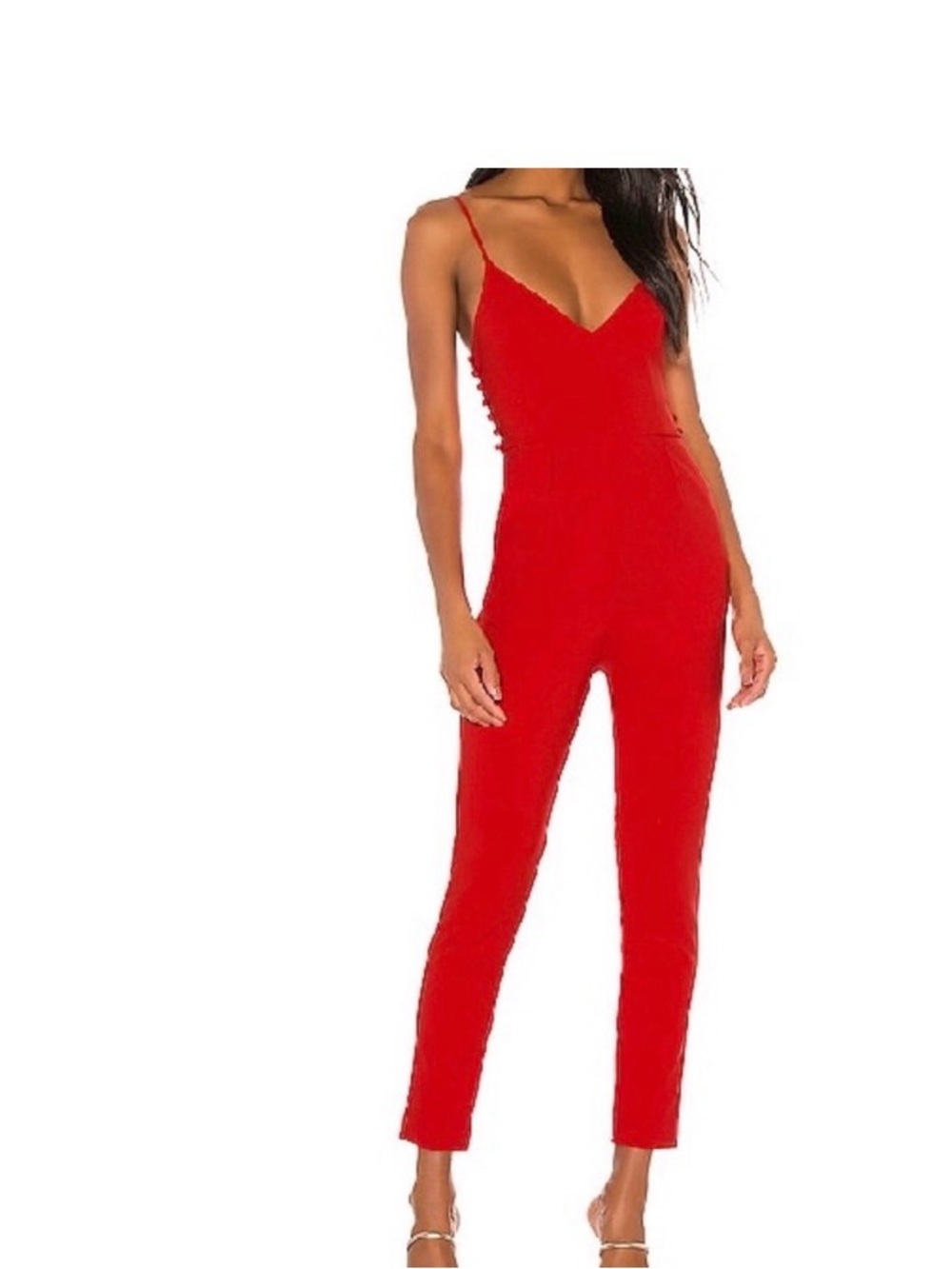 LOVERS + FRIENDS Red Jumpsuit